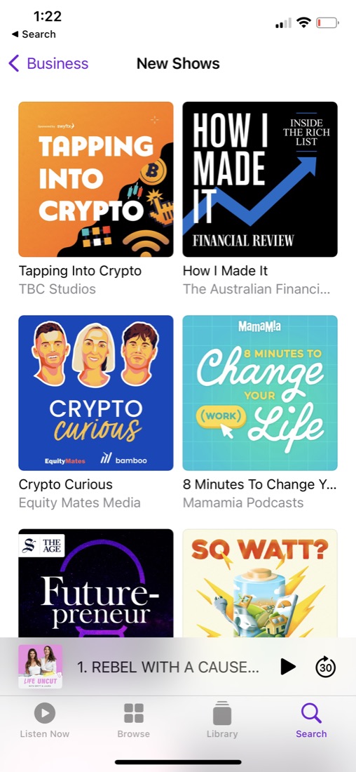 Tapping Into Crypto at the top of Business new shows