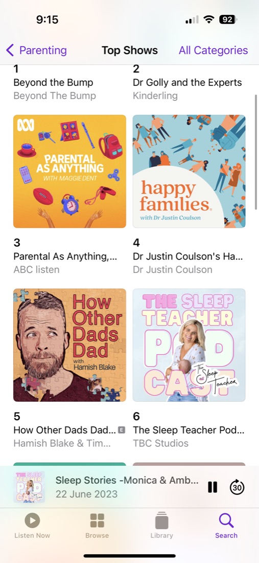 The Sleep Teacher Podcast in the Parenting top shows