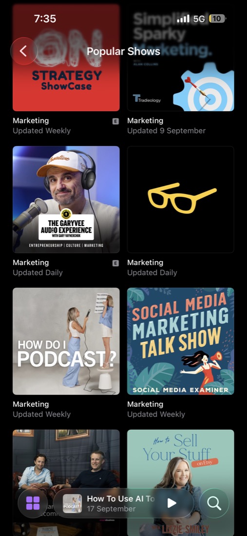 How Do I Podcast? in Popular Shows for Marketing